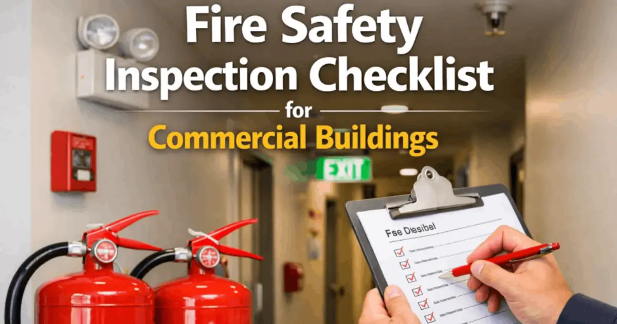 fire safety checklist for commercial buildings